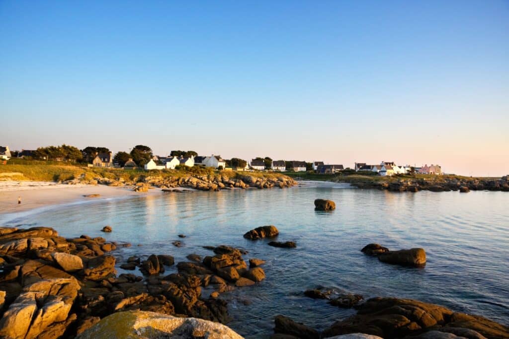 plus belle plage du finistère à Trévignon